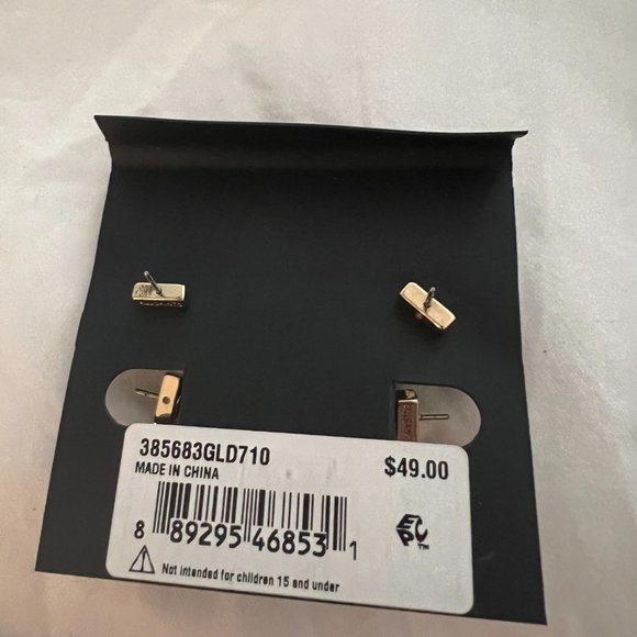 ALLSAINTS Square Stud & Huggie Earrings Set - Picture 6 of 8